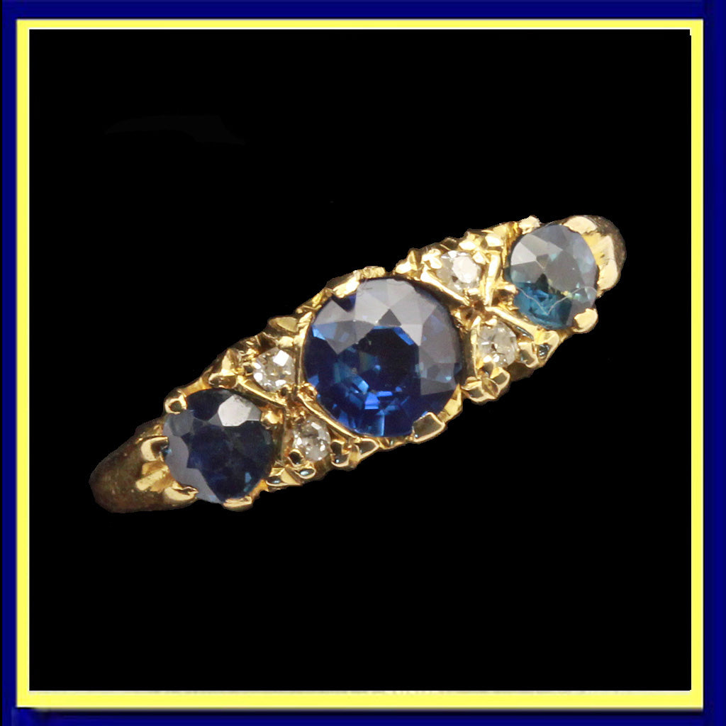 Antique sapphire store jewelry