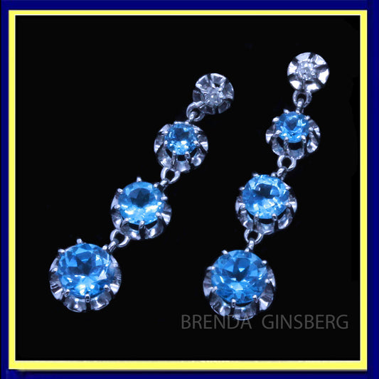 December Birthstone Sky blue Antique Jewelry - Post 250