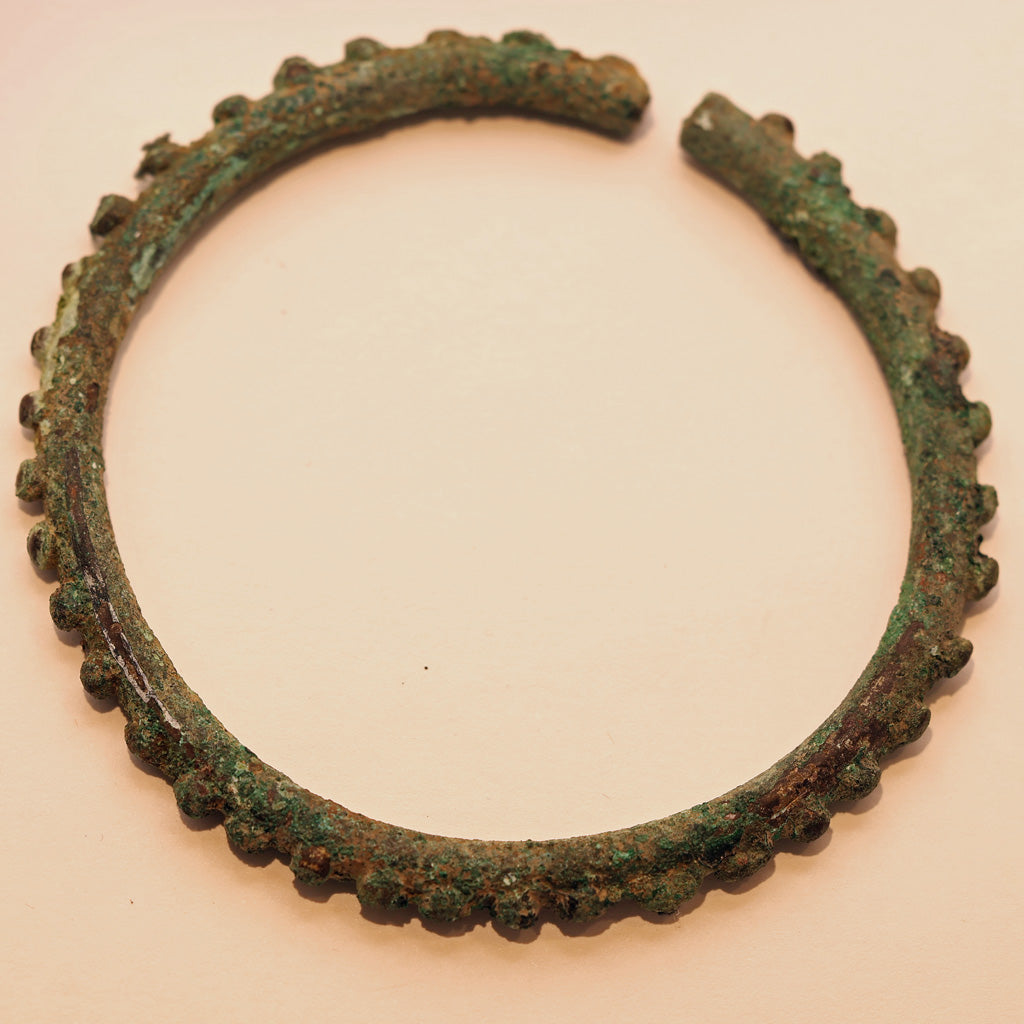 Antique bronze bangle bronze over 2000 years old antiquity north Vietnam (7523)