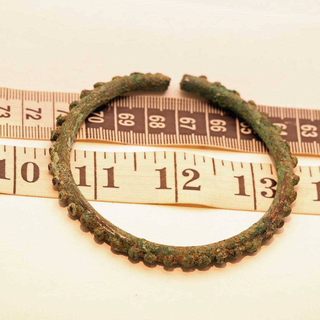 Antique bronze bangle bronze over 2000 years old antiquity north Vietnam (7523)