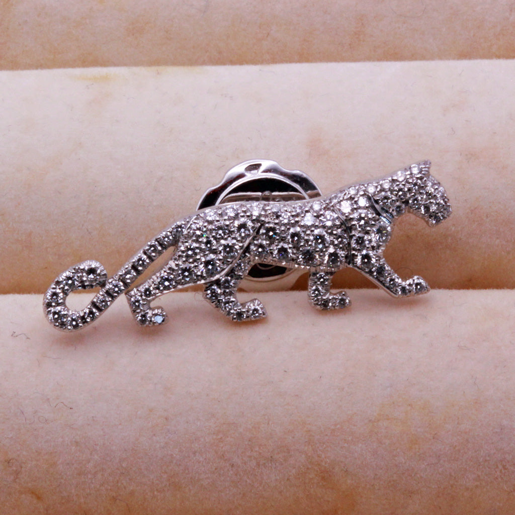 Cartier clearance panther pin