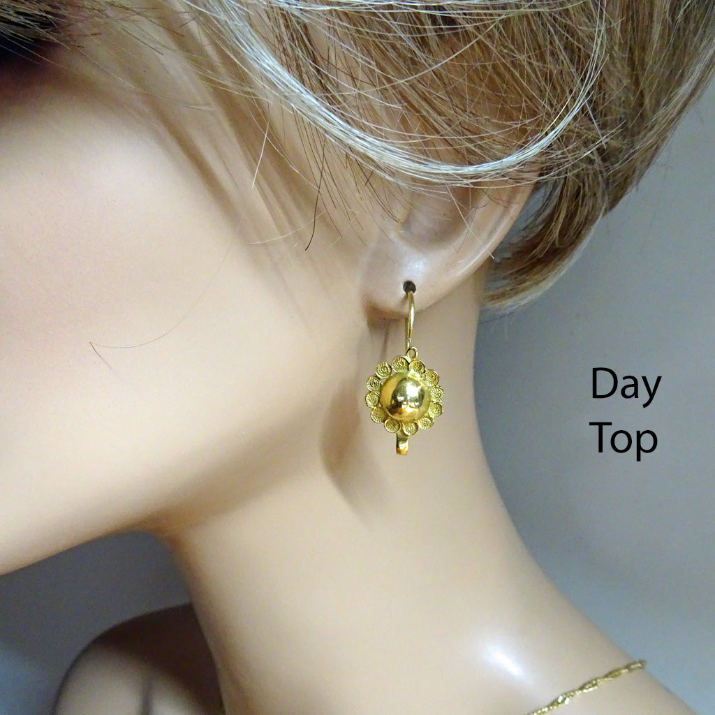 Latest Daily wear gold Earring designs | jhumka, jhumki, hoop, dropa/dan...  | Gold earrings designs, Gold earrings for women, Jewelry design necklace
