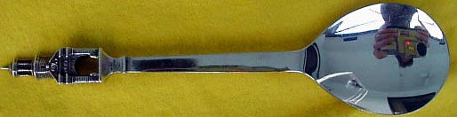 Vintage South African sterling silver teaspoon sugar spoon The Castle rare (784)