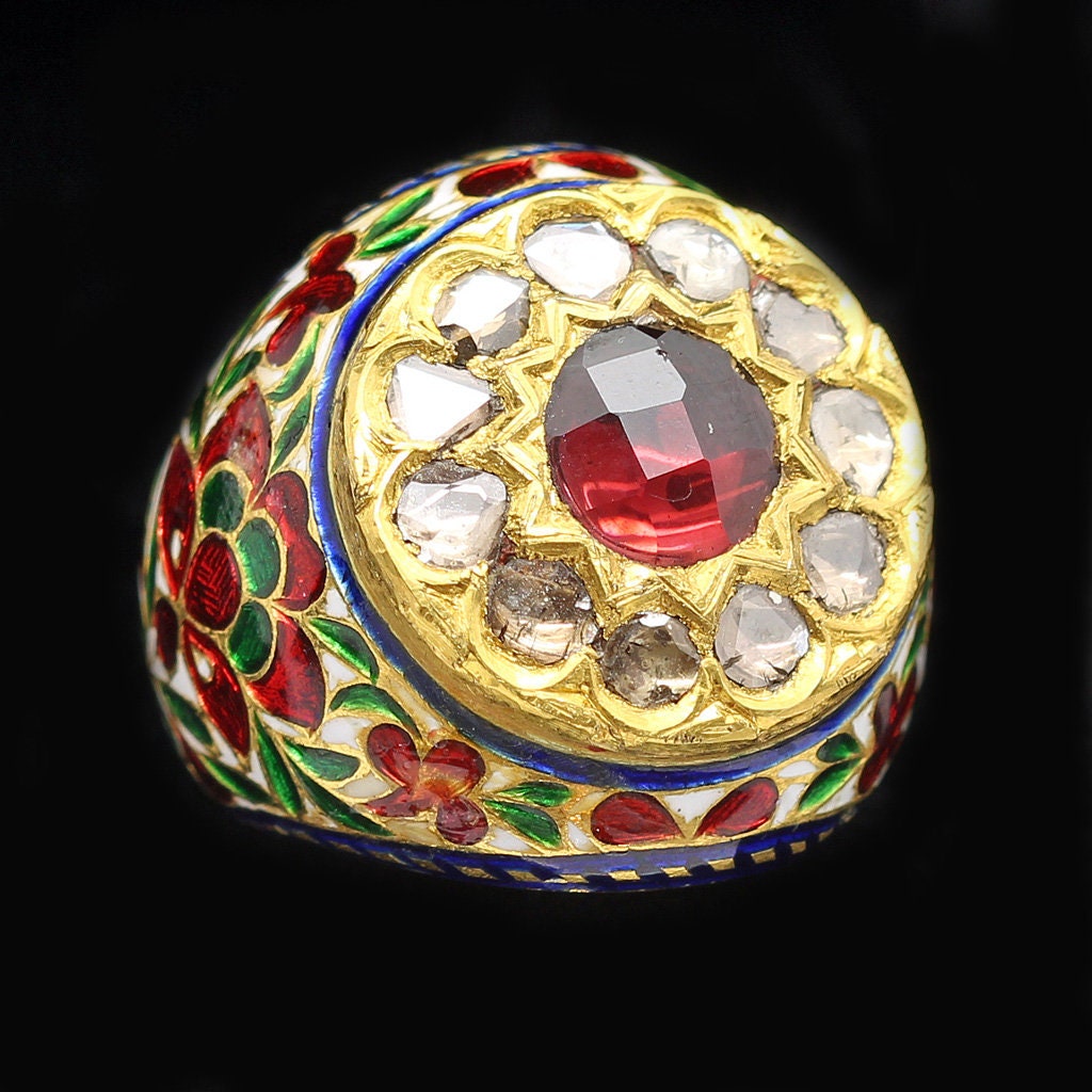 Antique hot sale mughal jewelry