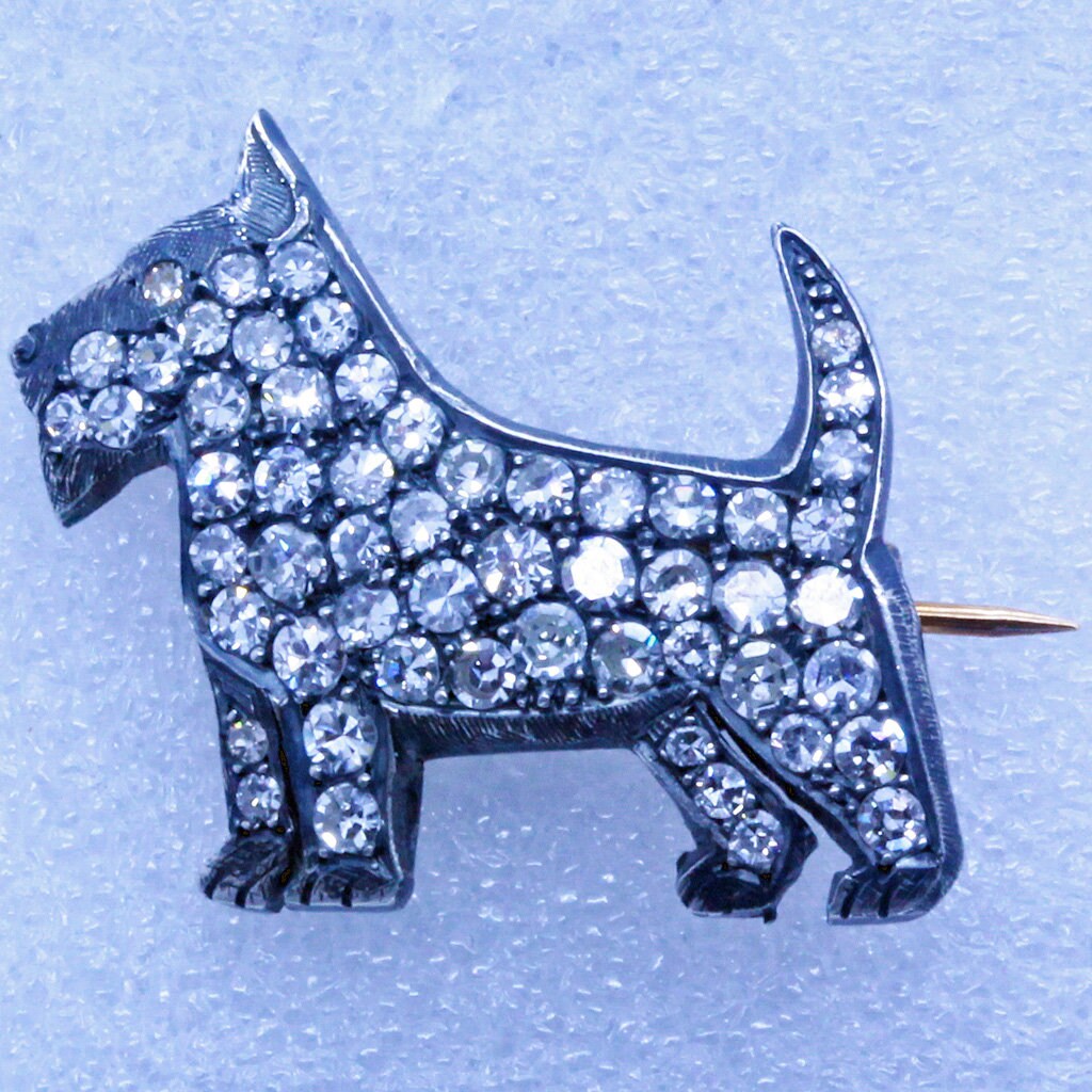 Vitage D'Olran scottish terrior fashion brooch