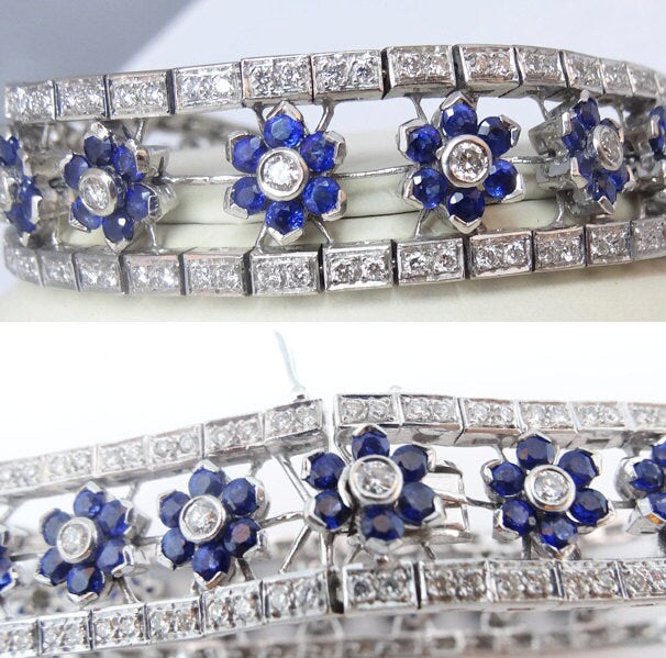 Antique & Vintage Jewelry Art Deco Platinum Bracelet - Bracelets - Broken  English Jewelry – Broken English Jewelry