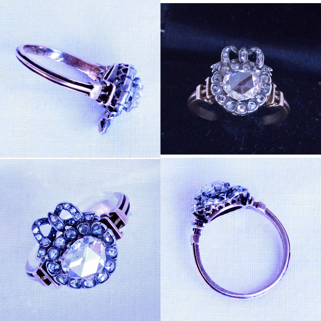 Luxury Vintage Sapphire Stone High Carbon Diamond Pendant Necklace
