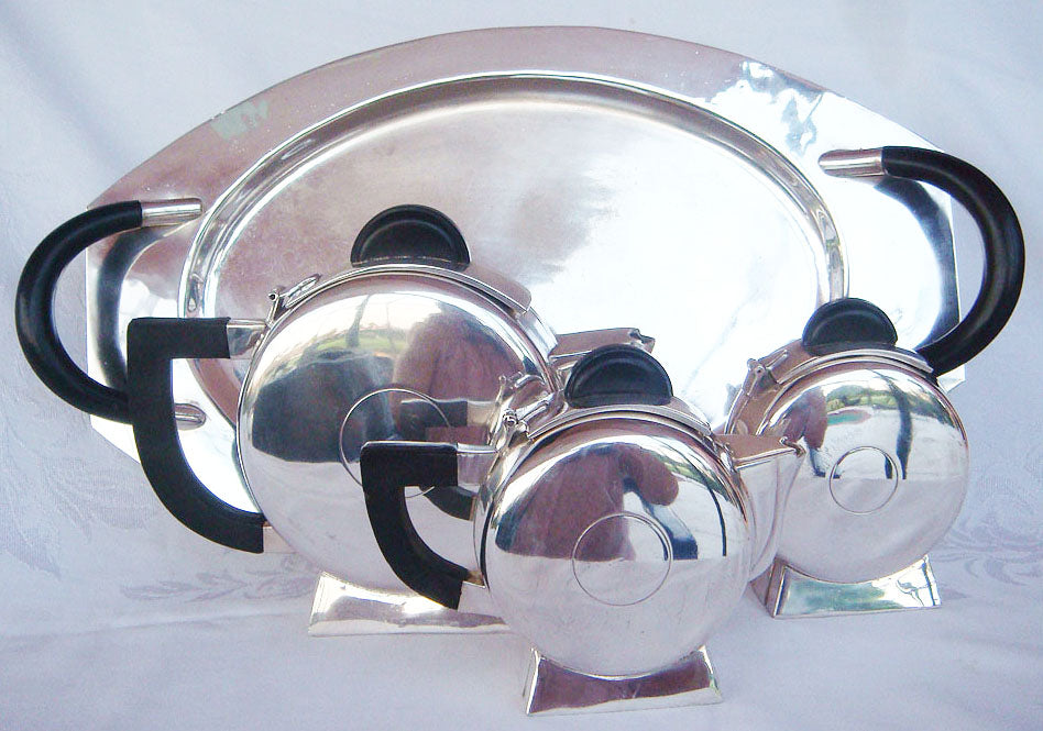 Modern Art Deco Stainless Steel Tea Pot by Riva – Objects of Desire Artful  Living